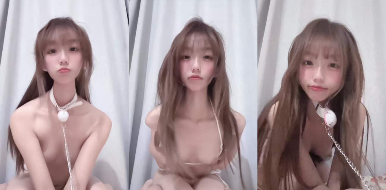 高颜值反差少女【粉小狗】大尺度福利合集，娇躯赤裸三点全露，脖带狗链掰穴自慰诱惑无比